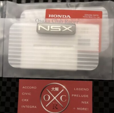 OEM Honda NSX Type S Emblems Silver Door Handle Badges NA2 Acura