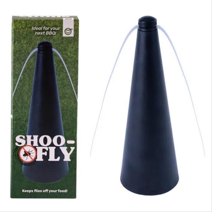 Bug Fan Fly Deterrent With Holographic Blades, Black, 15.5 In. Dia, Battery Powered Desk Fan - Foto 7