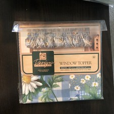 Barth & Dreyfuss Window Topper ?Daisy?  VTG  USA Made NIP Balloon Valance