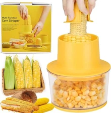 Corn Stripper, Corn Peeler, Quick Corn Kernel Cutter Tool, with Bowl