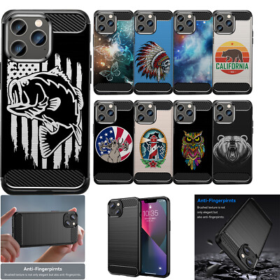 For [Apple iPhone 15 Pro Max][Flex TPU Fiber SET8] TPU Slim Flexible Grip Case