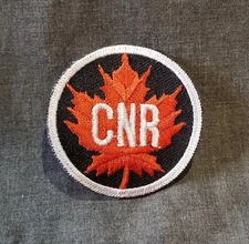 LMH Patch CANADIAN NATIONAL Railways CN CNR Maple Leaf 1956 - 1960 Logo 2"