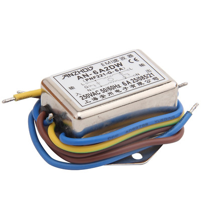 1pc EMI Filter for AN-6A2DW 250V 6A PNF221-G-6A | eBay