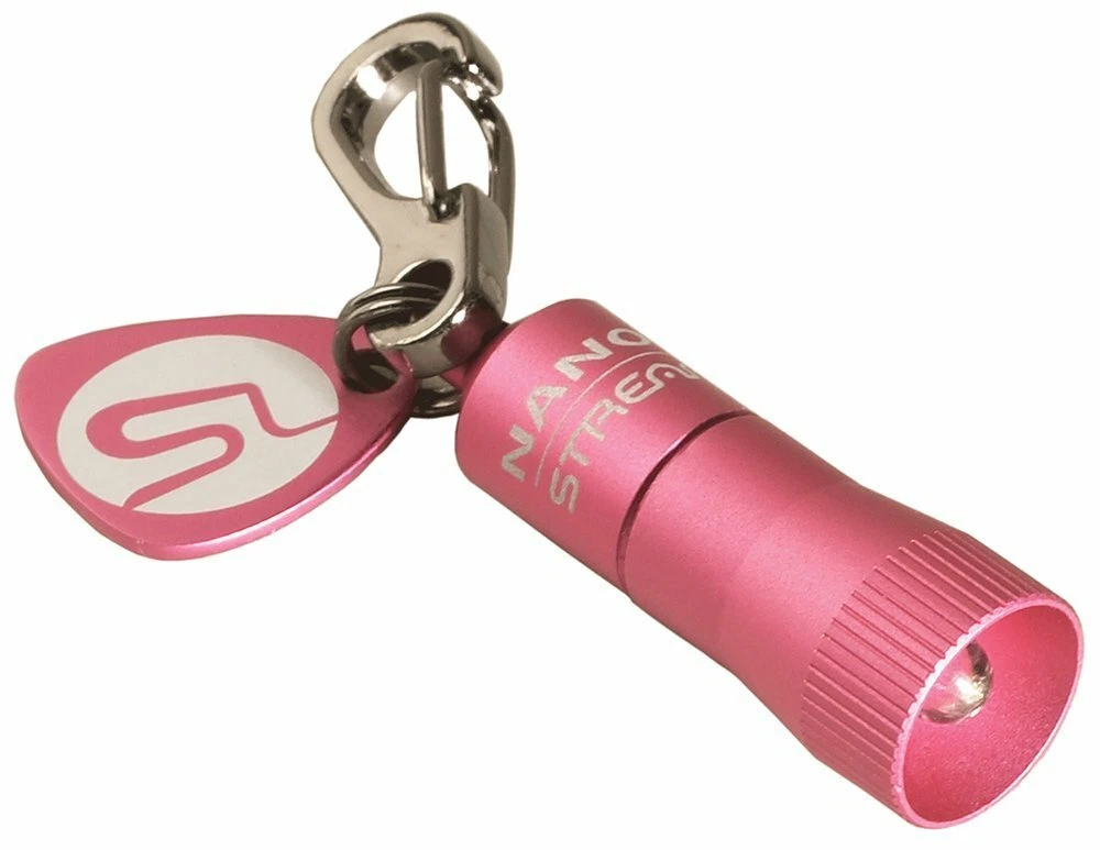 Streamlight 73003 Nano Light Miniature Keychain LED Flashlight Pink 10 Lumen