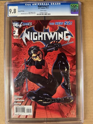 *Nightwing # 1 / Second Printing / DC Comics / The New 52 / CGC 9.8
