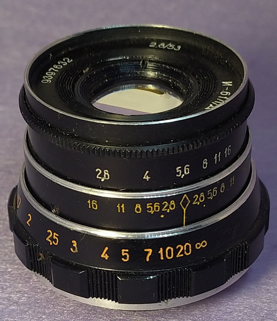 ZORKI4 ゾルキー4 INDUSTAR-61L/D 53mm f2.8 NICE] Vintage Collectible USSR Film Camera 35mm Zorki 4 w