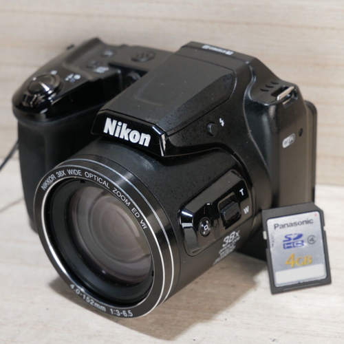 Nikon COOLPIX L840 16MP 38X Zoom Digital camera Black *GOOD/TESTED* W 4gb SD