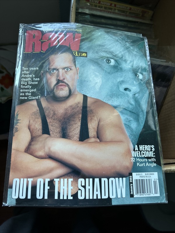 WWE Raw Wrestling Magazine January 2003 Featuring Andre The Giant and Big Show