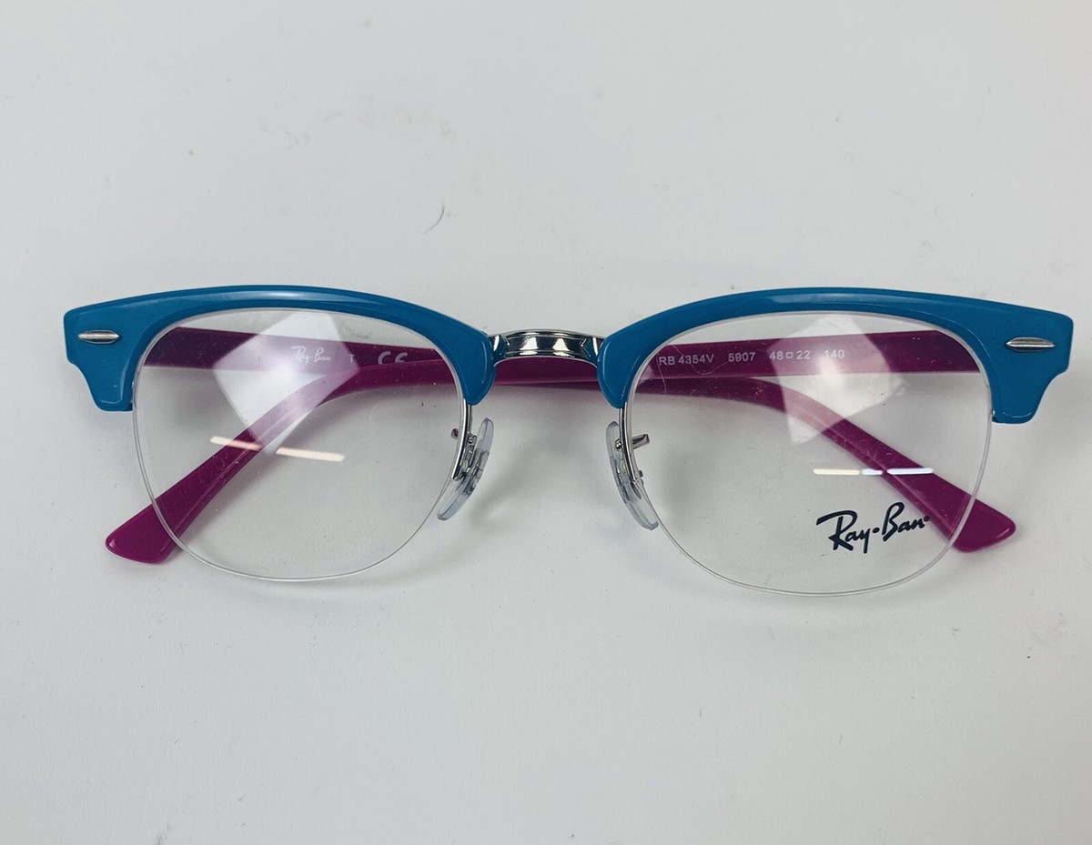 Ray-Ban Eyeglasses RB 4354V 5908 48.22 140 Violet New! RB 5094 2216 51-14 140 Ray-Ban Polished Red Purple | eBay main image 2