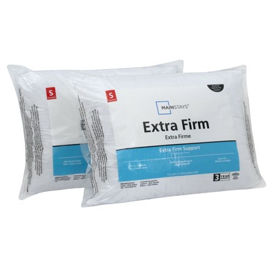 very firm pillows