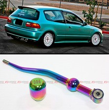 For 1988-2000 Honda Civic Neo Dual Bend Short Throw Shifter Type R Shift Knob