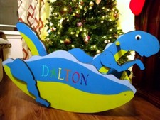 Personalized Child's Dino Rocker