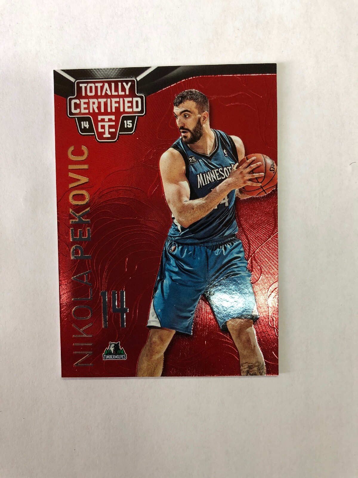 2014-15 Totally Certified Nikola Pekovic #94 Red Numbered 263/279