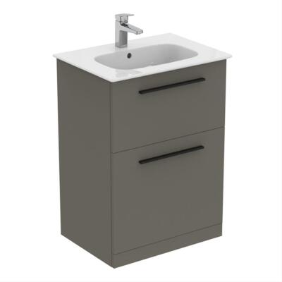 Ideal Standard i.life A Stand-Waschtischunterschrank mit Becken 2 Schubladen 600 mm Ma