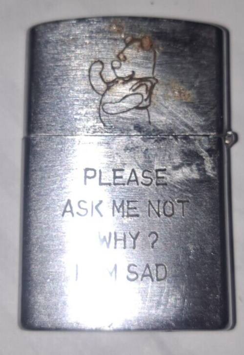 Vietnam ZIPPO lighter Winnie the pooh / Charlie Brown NHA TRANG 65 66