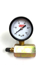 # 24   100 psi Air Test Gauge's,  3/4" Female Iron pipe, lot of 24 RHT / MILJOCO