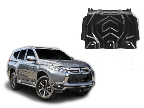 Unterfahrschutz Motorschutz Aus Stahl FüR Mitsubishi Pajero Sport Ab 2016-image
