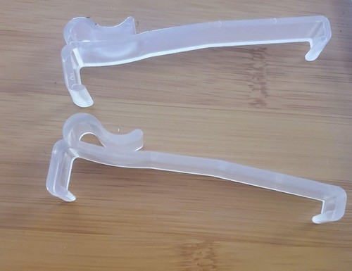 Plastic Curtain Hooks Hidden Design Set Of 12 Durable Easy-To-Use Accessories Fo - Picture 2 of 2