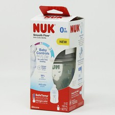 NUK Smooth Flow Anti-Colic Bottle, 5 oz Chnages color when the milk is too hot 