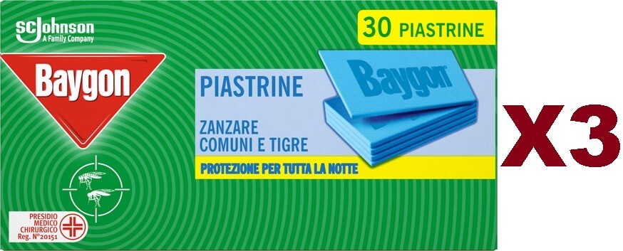90 BAYGON PIASTRINE RICARICA
