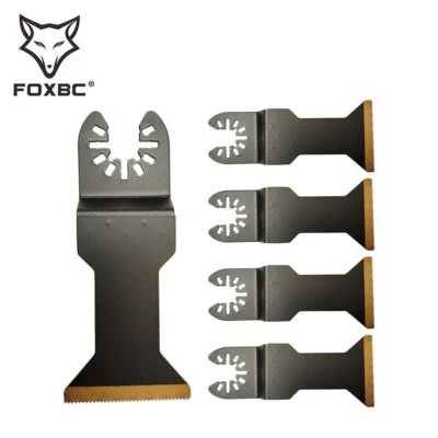 Multitool Titanium Plated Oscillating Saw Blade Metal Cutting Fits Makita 5pcs - Image 1 of 4
