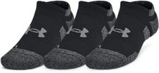 Under Armour Unisex Adult Performance Tech Pro No Show Socks 3 Pairs 