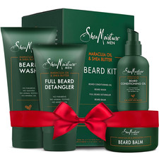 SheaMoisture Beard Kit for Men    Beard Wash, Conditioning Beard Oil, Full Beard