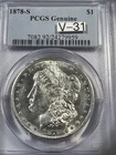 1878-S Vam-31 Morgan Dollar Pcgs Genuine 👇🏻
