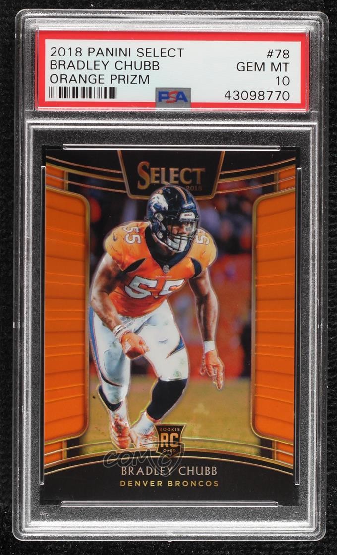 Bradley Chubb Panini Select #78 Orange