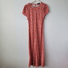 J.crew Short-sleeve Gwyneth cupro-blend slip dress size 12 in brilliant blooms