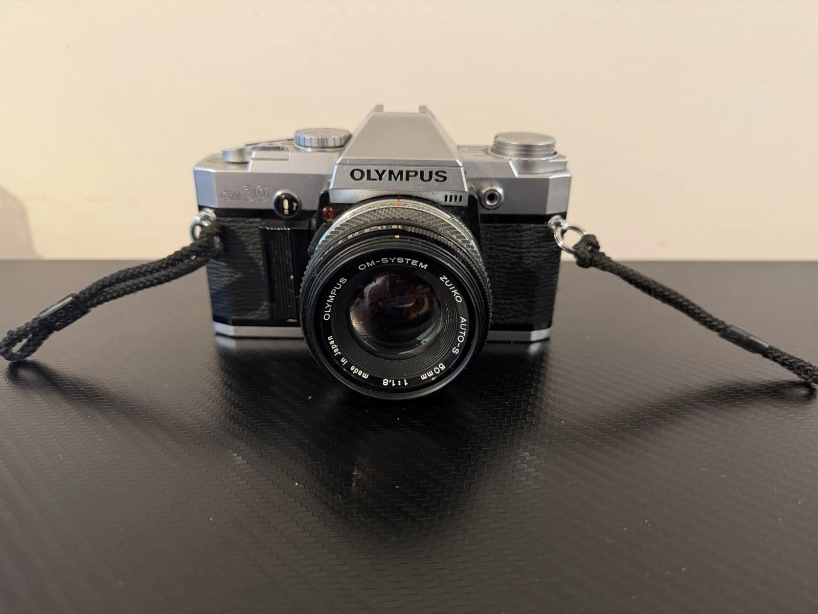 Olympus vintage 35mm film camera with built-in zoom and self-timer