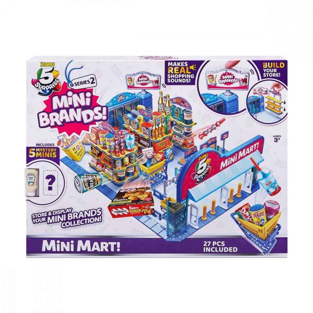 5713396500966 Набор фигурок Mini Brands Мировой минимаркет ZURU 5 Сюрприз 10790₽