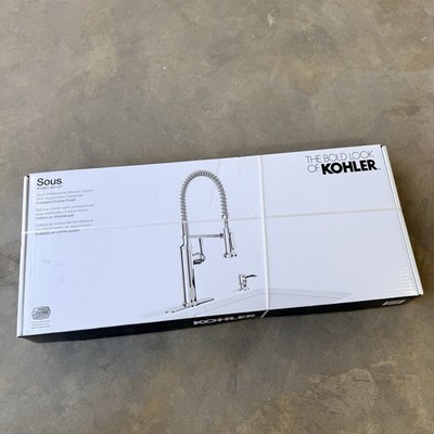 Kohler Sous Pro Pull-Down Sprayer Kitchen Faucet in Chrome (K-R10651-SD-CP)