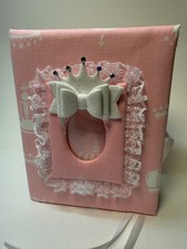 Princess Crown Photo Album -Holds 100 4x6 Photos - Handmade