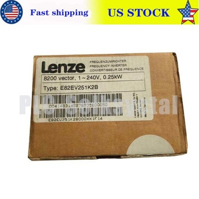 E82EV251K2B NEW LENZE E82EV251_2B Inverter Vector 8200 0.25kW E82EV251-2B-