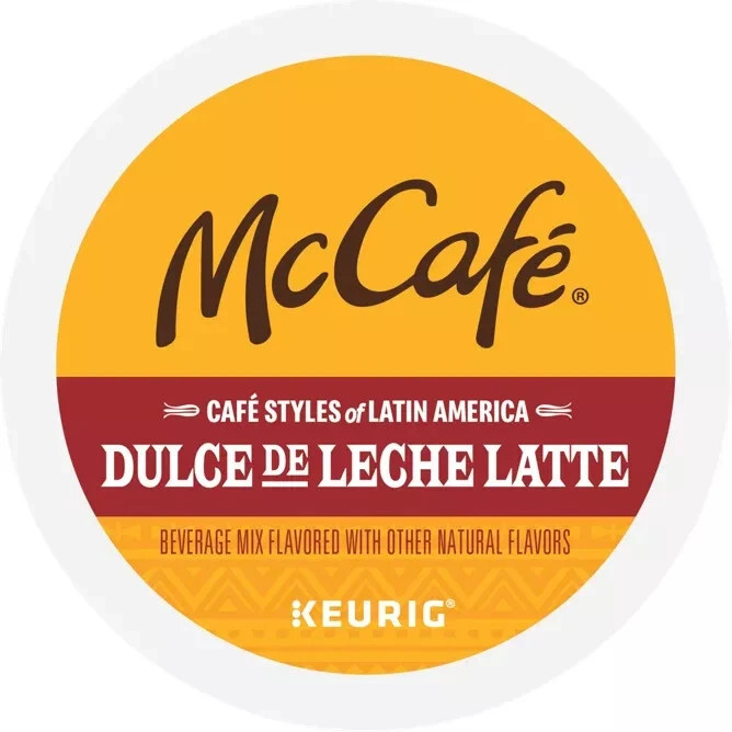 McCaf&eacute; Dulce De Leche Latte Medium Roast Coffee K Cups - Pack of 90 Pods