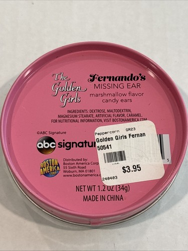 SEALED NIB Golden Girls Rose & Fernando Bear Candy Ears in Metal Tin Betty White - Picture 4 of 4
