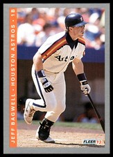 Jeff Bagwell 1993 Fleer #46 Houston Astros MLB READ FREE SHIPPING AutographDen