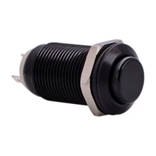 Latching Push Button Switch, URTONE UR129, 1NO ON/Off DC/AC 36V 2A Aluminum A...