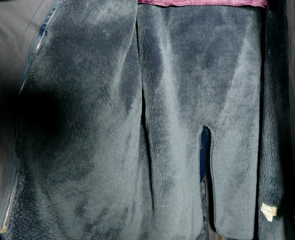 Винтажный Олег Cassini мужской погоды готов Тренч размер 44 синий съемная подкладка - Изображение 4 из 4