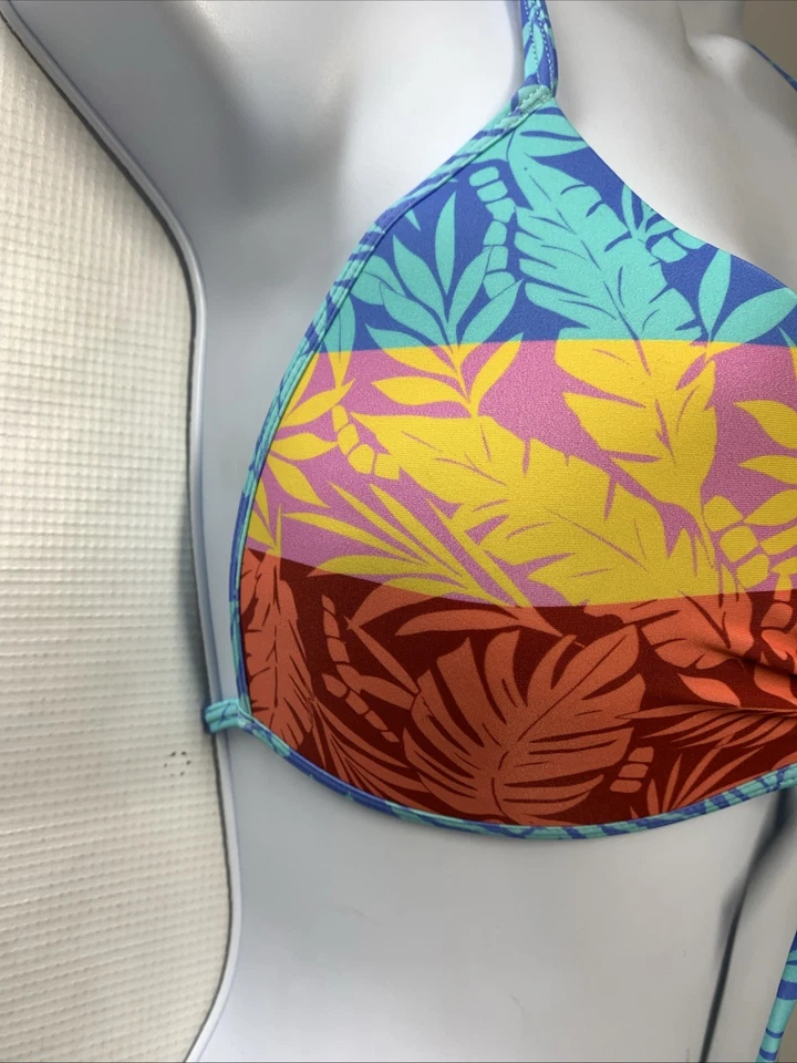 Body Glove Bebé Amor Moldeado Copa Triángulo Push Up Bikini Top Traje de Baño XL Tropical Foto 3 de 4