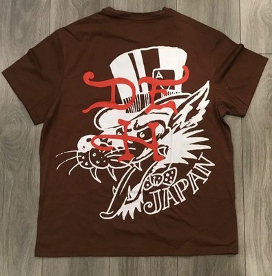 Ed Hardy Japan Wolf  Tattoo Graphic T Shirt Mens, Large