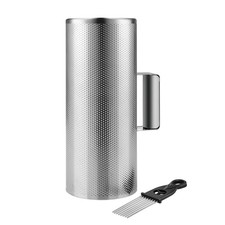 Metal Guiro with Scraper Shack 5" x 12" Merengue Guira Dominicana Round Cyl...