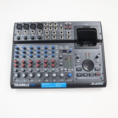 Alesis iMultiMix8 USB Compact Mixer 8-Channel, iPod Recorder, Built-in Effects