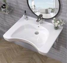 Getpro 25.5 Ceramic ADA Rectangular Single Hole Bathroom Vanity Sink