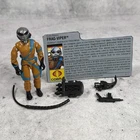 Vintage GI Joe Frag Viper Action Figure Complete w File Card Hasbro 1989