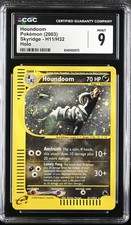 CGC 9 MINT Houndoom H11/H32 Skyridge Holo Swirl Pokemon Card on eBay