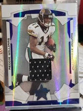 REGGIE WILLIAMS 2008 PANINI LEAF ROOKIE  STARS LONGEVITYBLUE JAGS /100