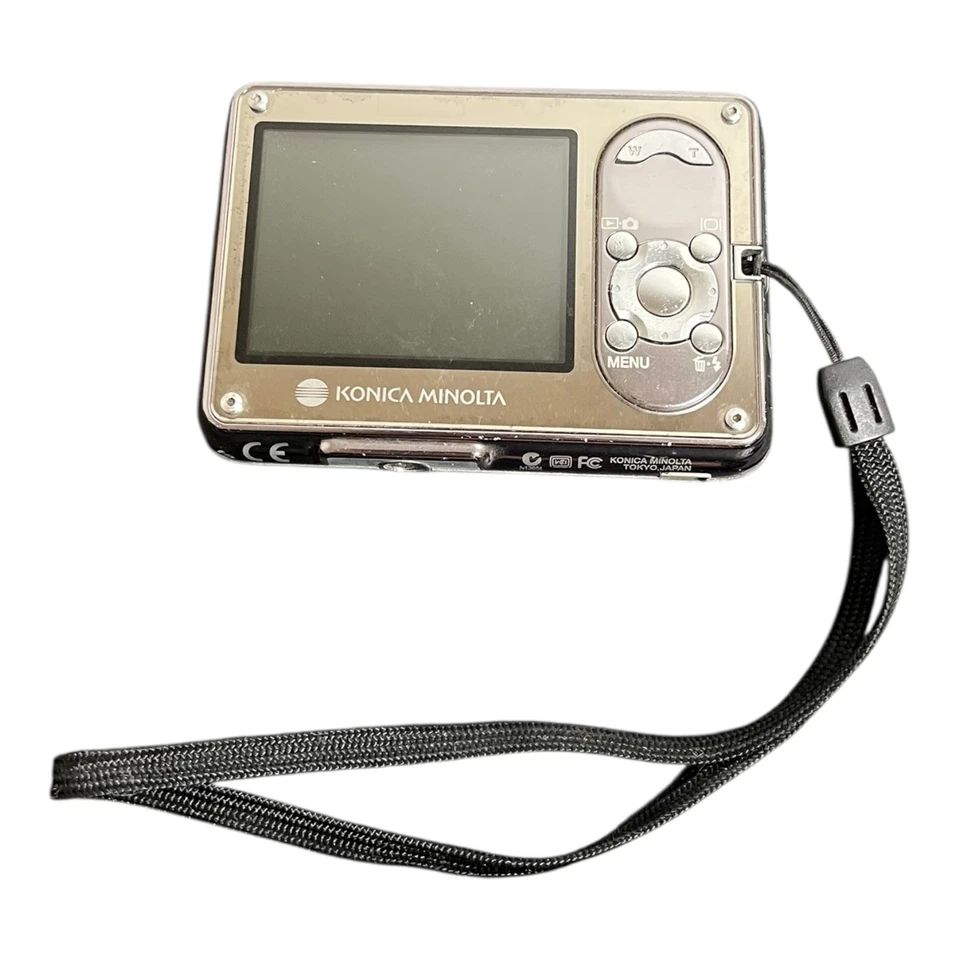 Konica Minolta DiMAGE X1 8MP Silver Anti-Shake Compact Digital Camera - Working - Image 3 of 4