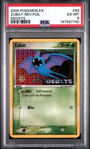 Zubat 83/107 EX Deoxys Reverse Holo Stamped